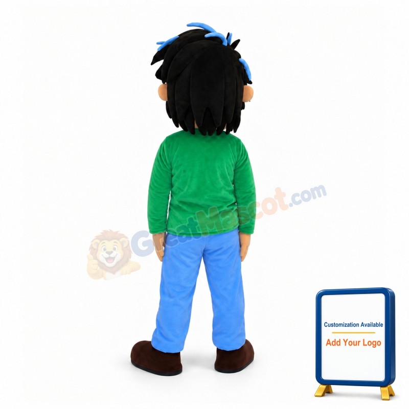 Handsome Boy Mascot Costume