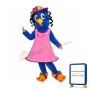 Blue Girl Bird Mascot Costume