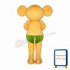 Yellow Koala Mascot Costume