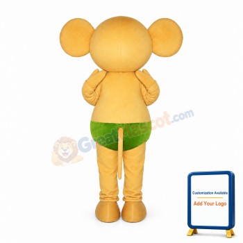 Yellow Koala Mascot Costume