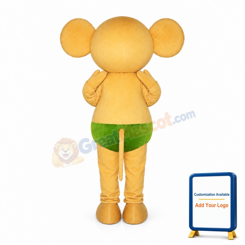Yellow Koala Mascot Costume