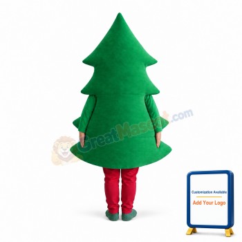Happy Christmas Tree Mascot Costume