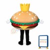 Big Hamburger Mascot Costume