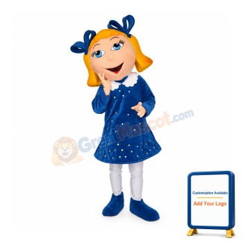 Beautiful Girl Mascot Costume