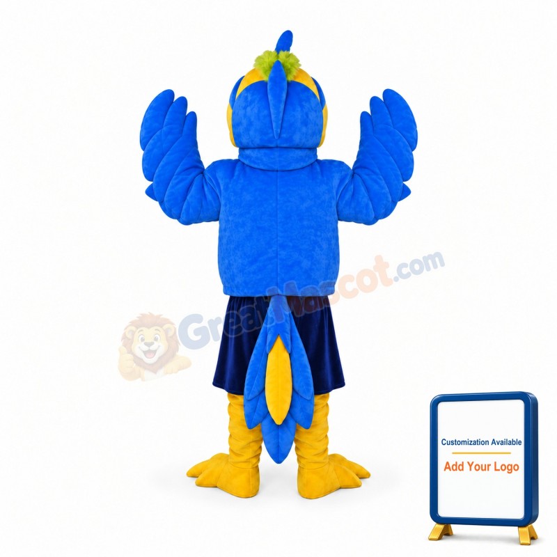 Yellow Parrot Mascot Costume