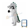 Grey Crocodile Mascot Costume