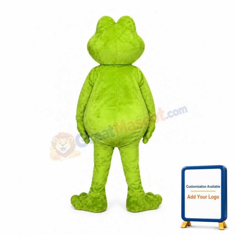 Happy Lightweight Frog Mascot Costume