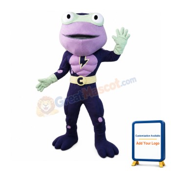 Hero Frog Mascot Costume