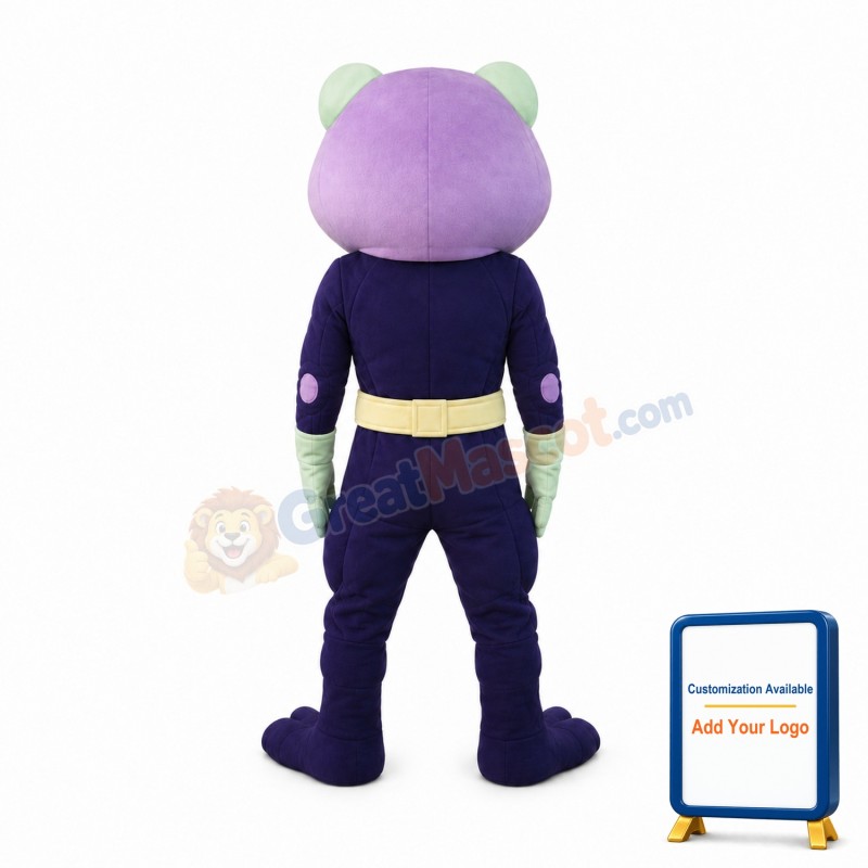 Hero Frog Mascot Costume