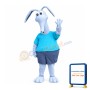 White Aardvark Mascot Costume
