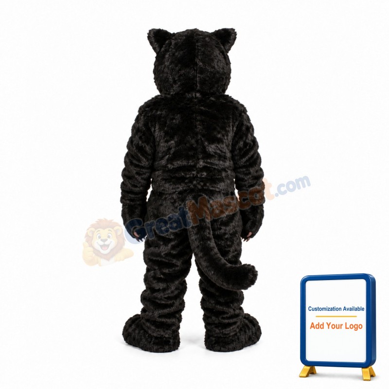 Fierce Black Panther Mascot Costume