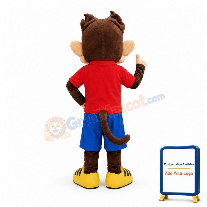 Funny Lightweight Monkey Mascot Costume