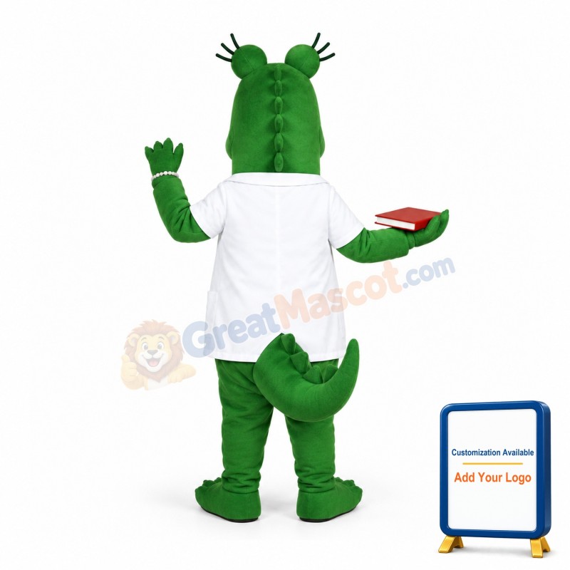 Funny Lightweight Gator Mascot Costume