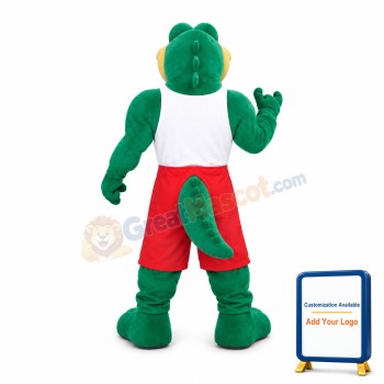 Friendly Lightweight Gator Mascot Costume