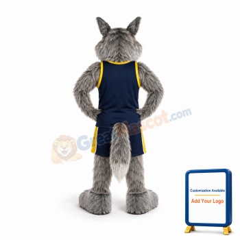 School Sport Wolf Mascot Costume