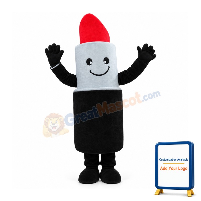 Cute Lipstick Mascot Costume