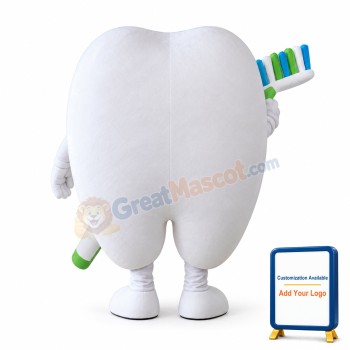 Happy Tooth Mascot Costume