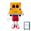 Orange Car Mascot Costume