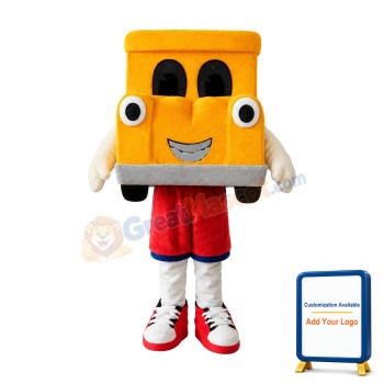 Orange Car Mascot Costume