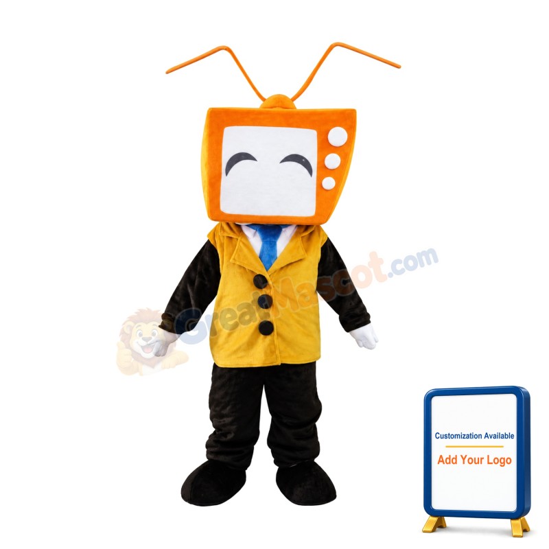 Orange TV Mascot Costume