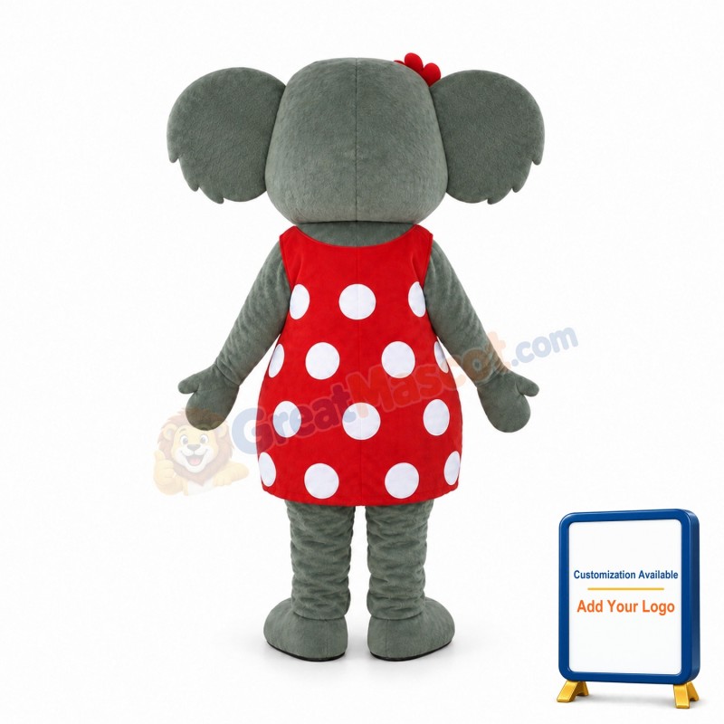 Cute Girl Koala Mascot Costume