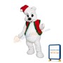 Christmas White Bear Mascot Costume