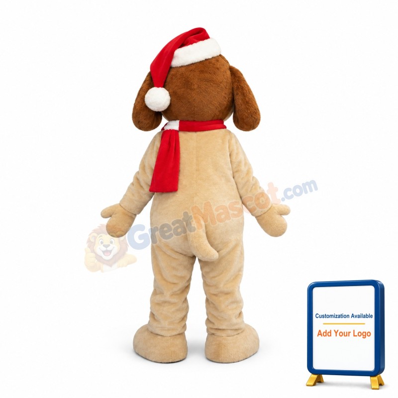 Christmas Dog Mascot Costume