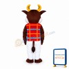 Friendly Lightweight Cow Mascot Costume