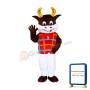 Friendly Lightweight Cow Mascot Costume