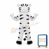 Sport Lightweight White Tiger Mascot Costume