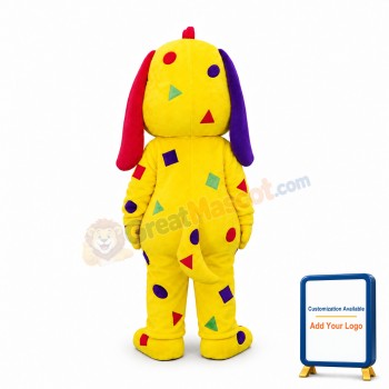Yellow Dog Puppy Mascot Costume