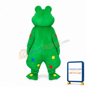 Lovely Green Frog Mascot Costume
