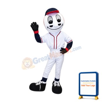 Homer Baseball Ball Mascot Costume