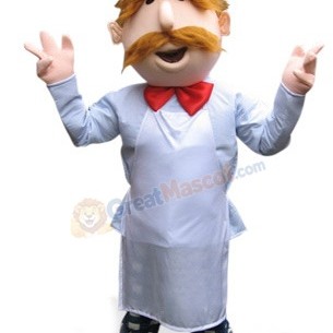 French Chef Mascot Costume