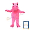 Pink Lightweight Hippo Mascot Costume