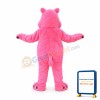 Pink Lightweight Hippo Mascot Costume