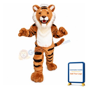 Striped Tiger Mascot Costume