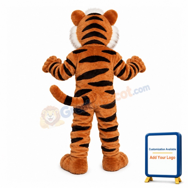 Striped Tiger Mascot Costume