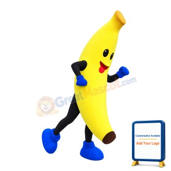 Happy Lightweight Banana Mascot Costume