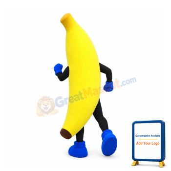Happy Lightweight Banana Mascot Costume