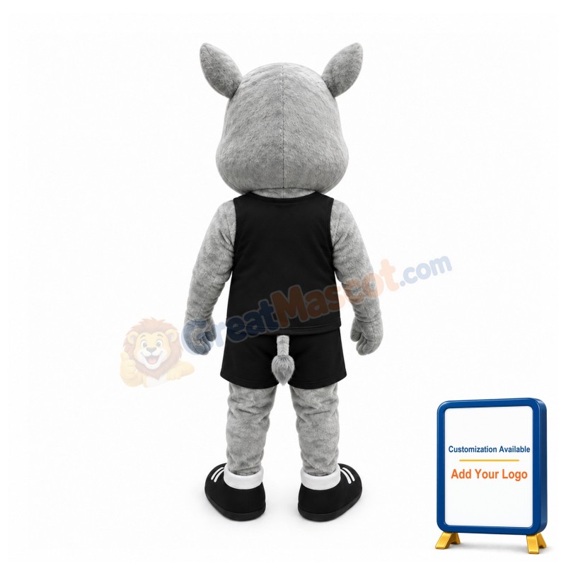 Rhino Mascot Costume