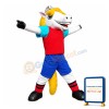 Sport White Horse Mascot Costume