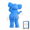 Blue Elephant Mascot Costume