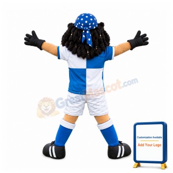 Sport Pirate Captain Mascot Costume