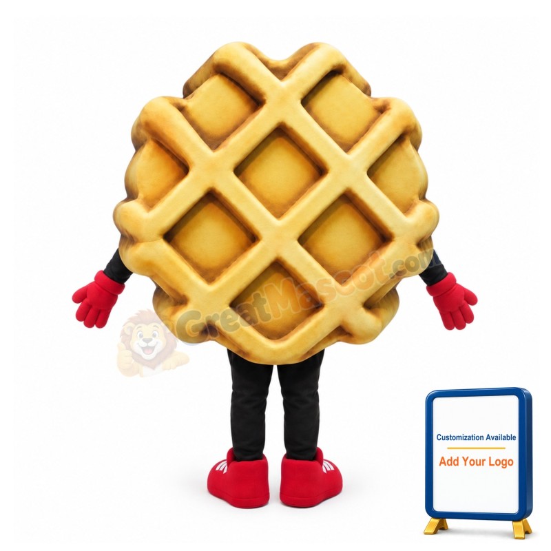 Waffle Mascot Costume