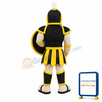 Black & Yellow Trojan Warrior Mascot Costume