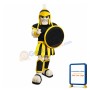 Black & Yellow Trojan Warrior Mascot Costume