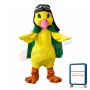 Pilot Bird Mascot Costume Free Shipping