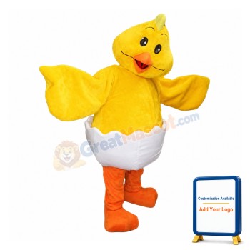 Egg Chicken Mascot Costume