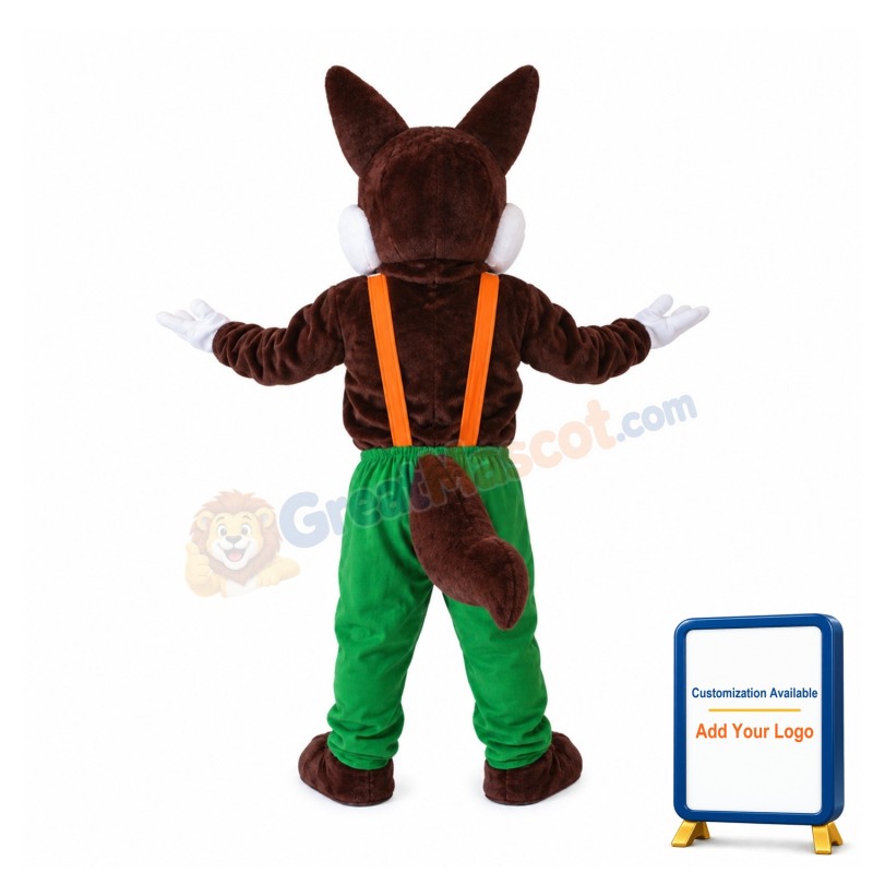 Wild Wolf Mascot Costume